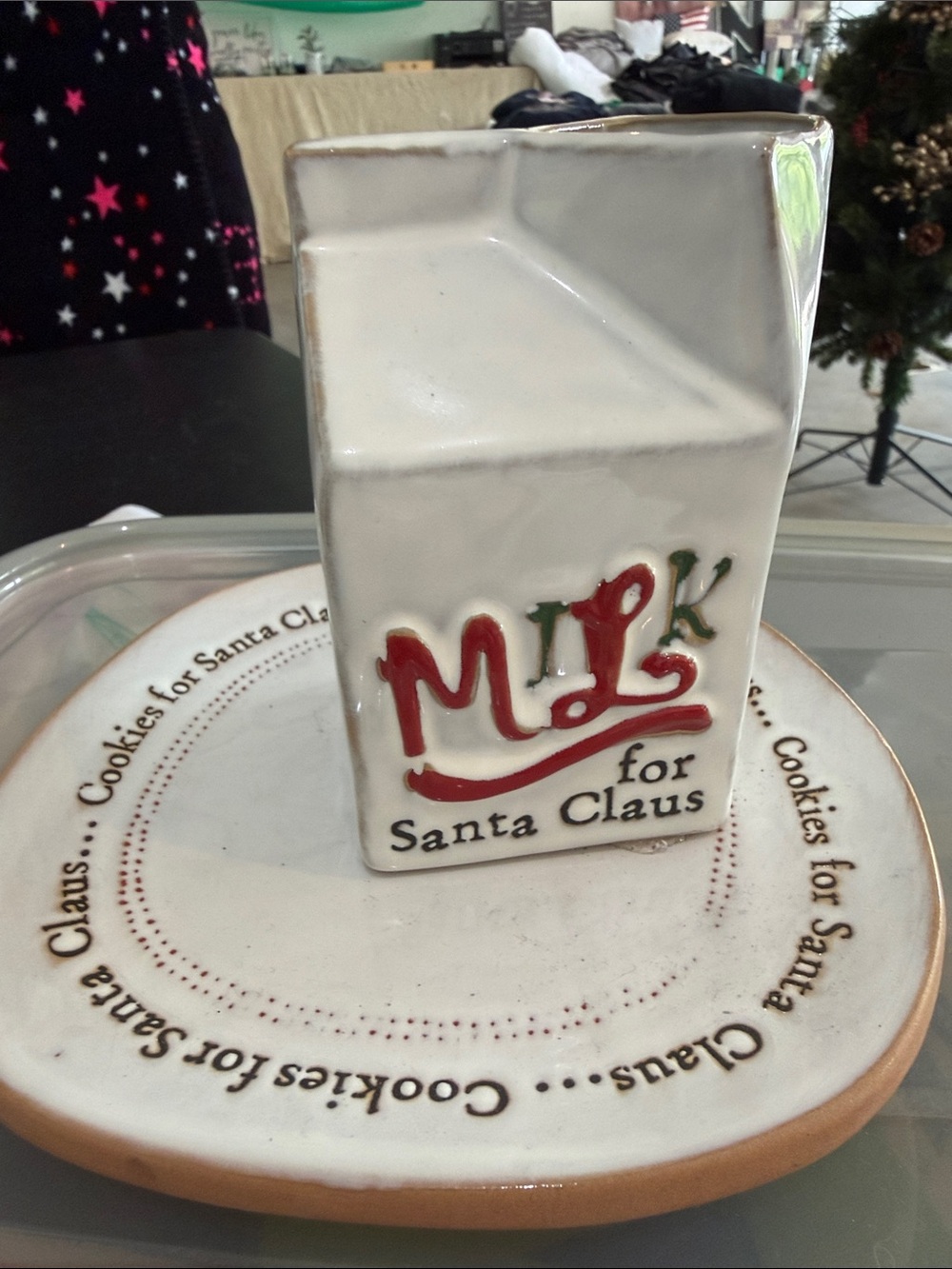 Mudpie Santa Claus Milk and Cookies - Picture 2 of 4